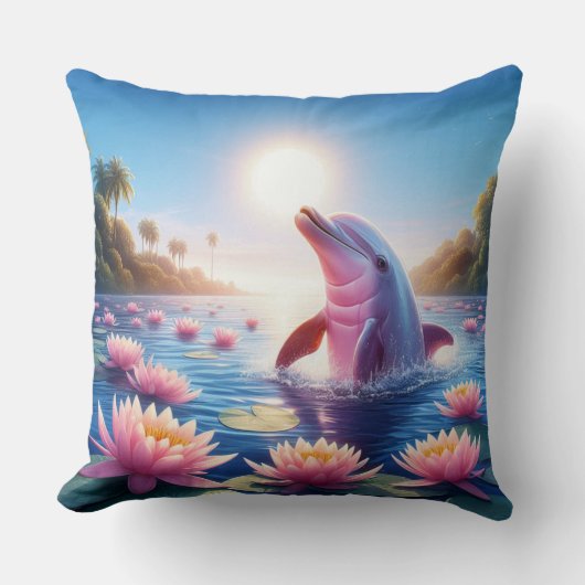 almofada quadrada com tema lendas do boto クッション (正面)