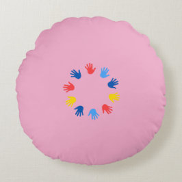 Almofada Redonda (40.64cm) Mãos ラウンドクッション