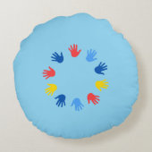 Almofada Redonda (40.64cm) Mãos ラウンドクッション (裏面)