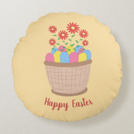 Almofada redonda de Páscoa (Happy Easter) ラウンドクッション