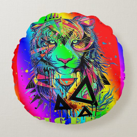 Almofada Redonda/Tigre ラウンドクッション (正面)