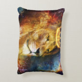 Almofada Retangular Leão de Judá Cósmico アクセントクッション (裏面(縦))