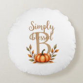 Almofada "Simply Blessed" ラウンドクッション (正面)