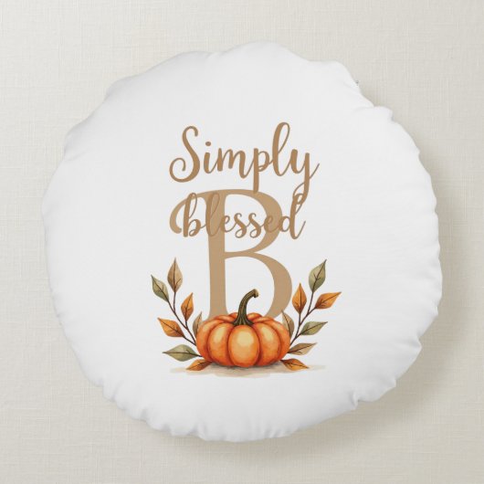 Almofada "Simply Blessed" ラウンドクッション (裏面)