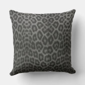 Almofada Textura e Padrão de Pele de Leopardo  クッション (裏面)