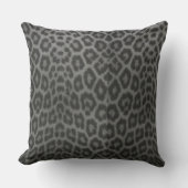 Almofada Textura e Padrão de Pele de Leopardo  クッション (正面)