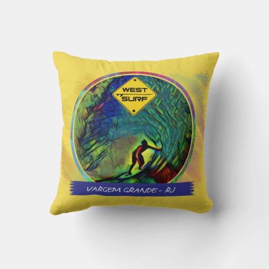 Almofada West Surf I クッション (裏面)
