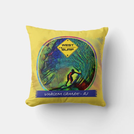 Almofada West Surf I クッション (正面)
