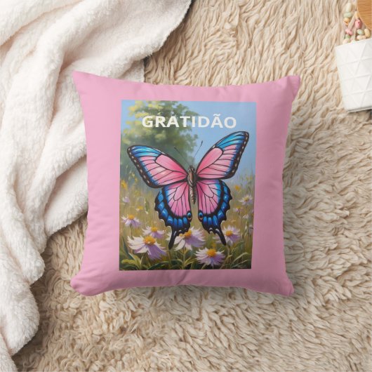 Almofadas Decorativas Borboleta クッション (ブランケット)