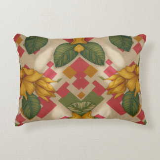 ALMOFADAS Floral Vintage com Hibiscos アクセントクッション