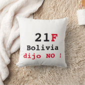 Almohada Bolivia dijo No クッション (ブランケット)