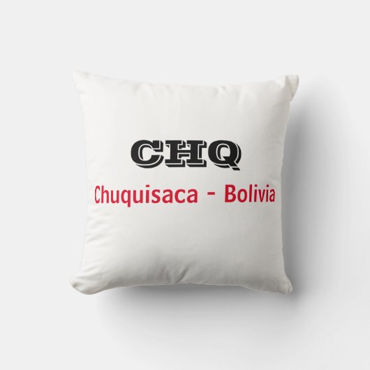 Almohada Chuquisaca Bolivia クッション (正面)