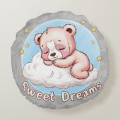 Almohada - Dulces sueños bebé ラウンドクッション (裏面)