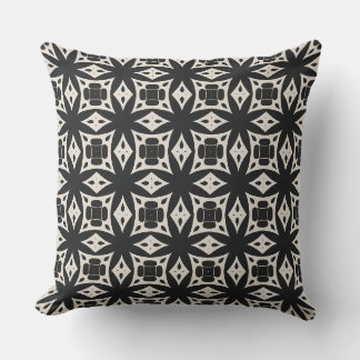 Almohada elegante patron blanco y negro アウトドアクッション