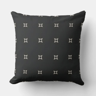 Almohada elegante patron blanco y negro アウトドアクッション
