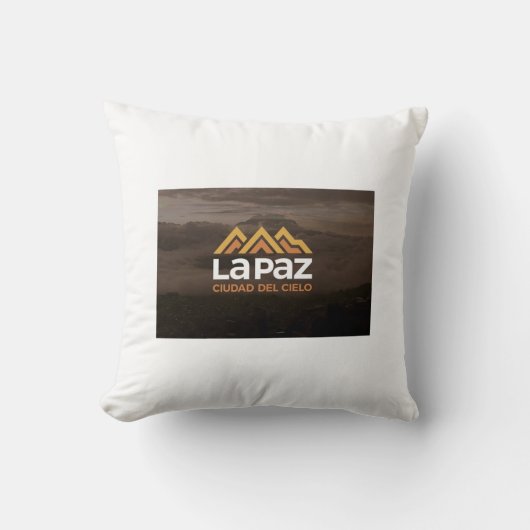 Almohada La Paz ciudad del cielo クッション (正面)