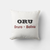 Almohada Oruro - Bolivia クッション (正面)