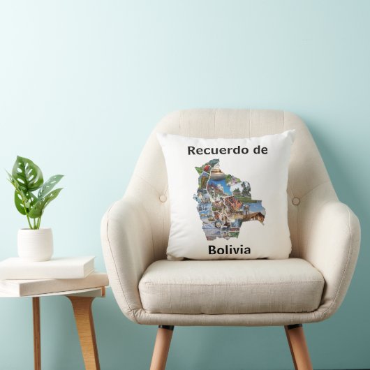 Almohada recuerdo de Bolivia クッション (椅子)