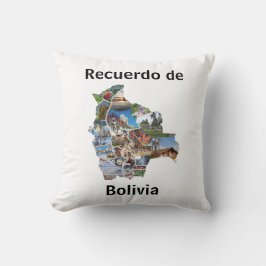 Almohada recuerdo de Bolivia クッション