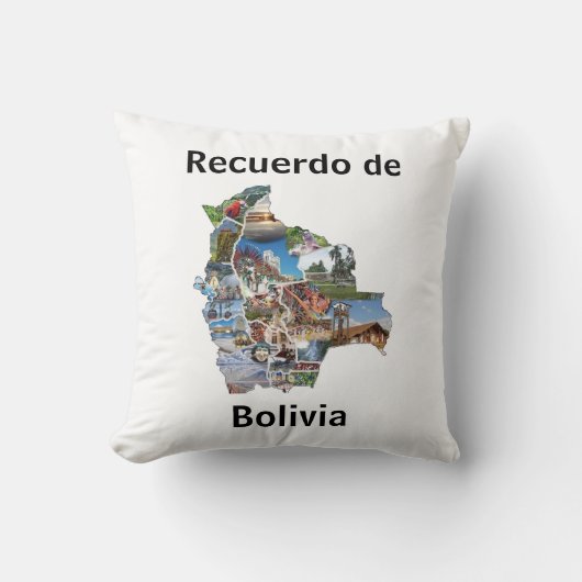 Almohada recuerdo de Bolivia クッション (正面)