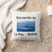 Almohada recuerdo de La Paz クッション (ブランケット)
