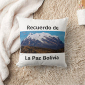 Almohada recuerdo de La Paz クッション (ブランケット)