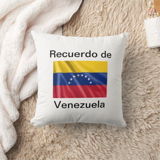 Almohada recuerdo de Venezuela クッション (ブランケット)