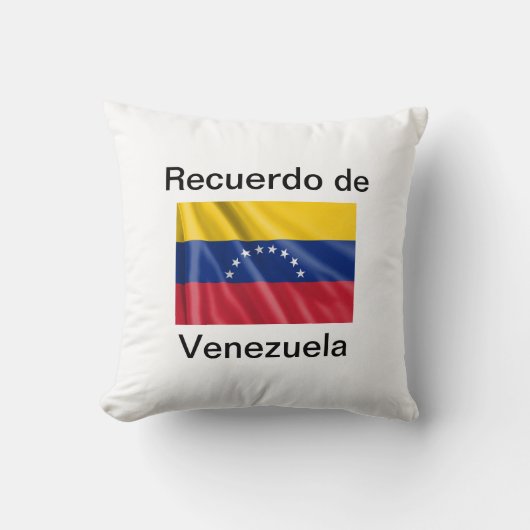 Almohada recuerdo de Venezuela クッション (正面)