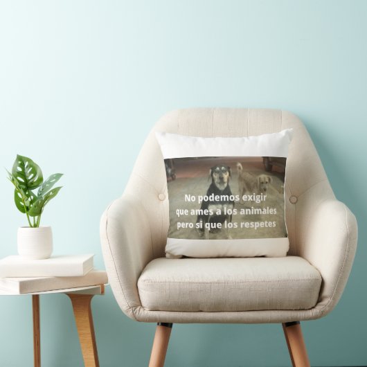 Almohada respeto a los animales クッション (椅子)