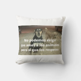 Almohada respeto a los animales クッション