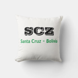 Almohada SCZ SAnta Cruz Bolivia クッション