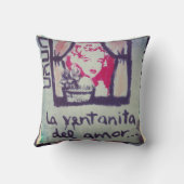 Almohada street art la ventanita del amor クッション (裏面)