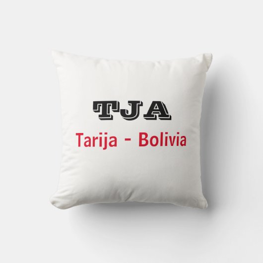 Almohada Tarija Bolivia クッション (正面)