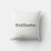Almohada WebMaster クッション (正面)