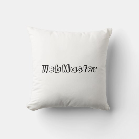 Almohada WebMaster クッション (正面)