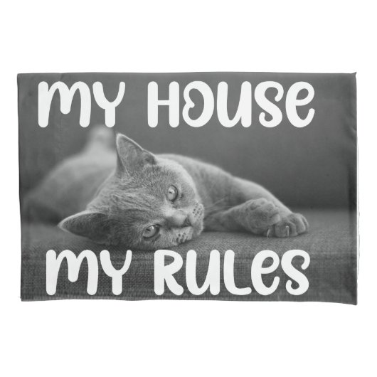 Almohadon con diseño de texto 枕カバー (正面左)