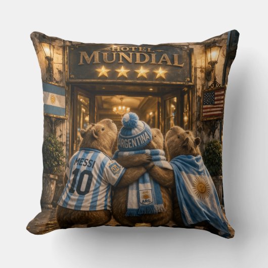 Almohadon cuarta estrella Capibarra クッション (正面)