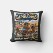  Almohadón Los Capibarras Viajeros Gasoleros クッション (正面)