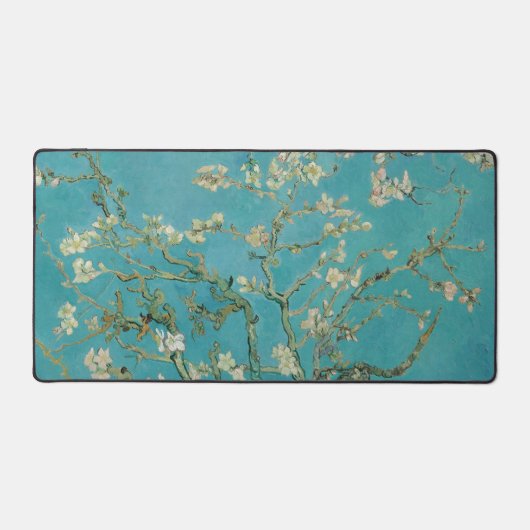 Almond Blossom, Oil Painting, Vincent Van Gogh デスクマット (正面)