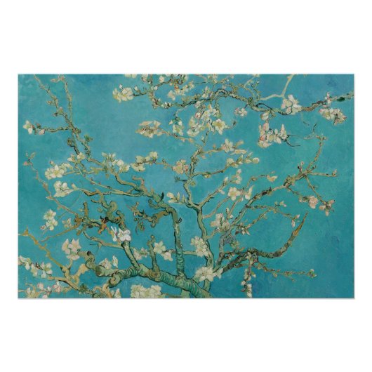 Almond Blossom, Oil Painting, Vincent Van Gogh ポスター (正面)