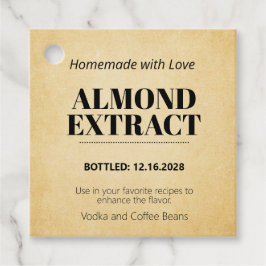 Almond Extract Modern Tag ZEX_001b フェイバータグ