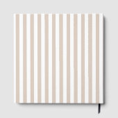 Almond & White Stripes  ゲストブック (裏面)