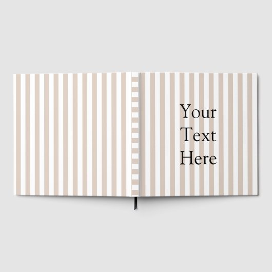 Almond & White Stripes  ゲストブック (全面)