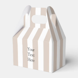 Almond & White Stripes フェイバーボックス