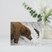 Almost, Brooks Falls Alaska  ポストカード (スタンド正面)