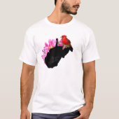 Almost Heaven West Virginia Cardinal Wv Tシャツ (正面)