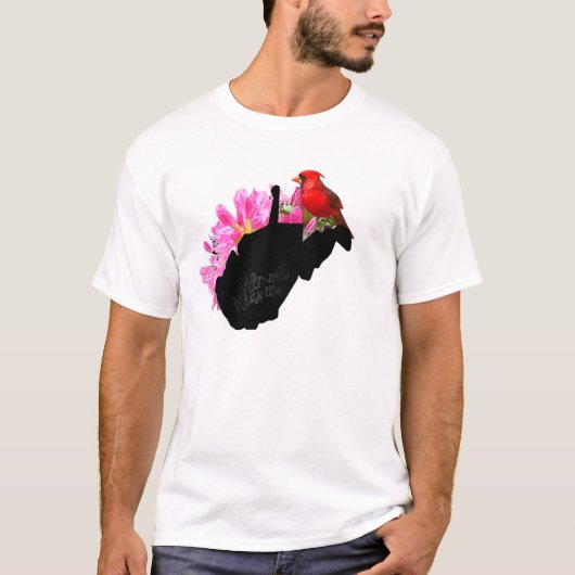 Almost Heaven West Virginia Cardinal Wv Tシャツ (正面)