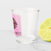 「Almost Married」ハスキー猫キス レオパードリップ ショットグラス (右)