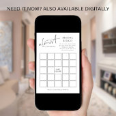 Almost Mrs Bingo Bridal Shower Game Card 招待状