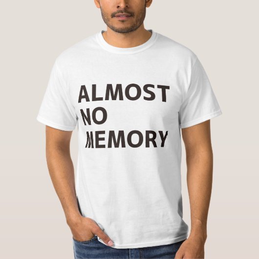 ALMOST NO MEMORY Tシャツ (正面)